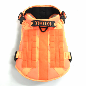 リード犬用ナイロンパッド入りソリッドオレンジ反射犬ハーネス<span class=keywords><strong>2025</strong></span> - Product Image 5