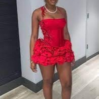 ชุดเดรสออกงาน 2 ชิ้น แฟชั่นใหม่ล่าสุดสำหรับผู้หญิง เสื้อสายเดี่ยวลายดอกไม้ผ้าสแปนเด็กซ์ พร้อมกระโปรงระบาย - Product Image 3