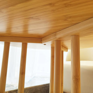 Table d'appoint de canapé bureau d'ordinateur portable de qualité supérieure Table d'appoint amovible bureau en bambou pour <span class=keywords><strong>lit</strong></span> café manger écriture lecture salon - Product Image 4