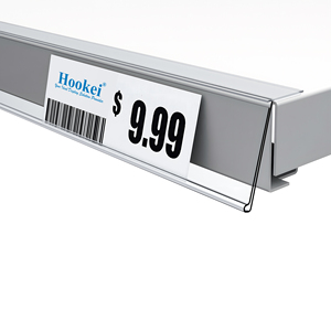 <span class=keywords><strong>Tira</strong></span> de datos de soportes de exhibición de precio de inserción de PVC para almacenar supermercado personalizado - Product Image 3