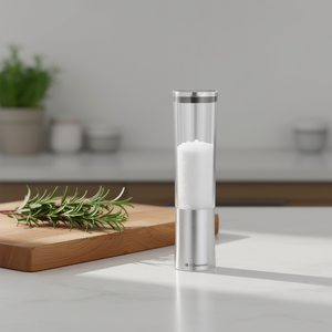 Moulin à sel Zassenhaus Koblenz en acier inoxydable, moulin manuel pour la cuisine - Product Image 3