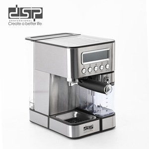Cafetera Doméstica DSP de 1.8L, Cafetera Espresso Semiautomática de Acero Inoxidable con Función de Espuma de Leche - Product Image 2