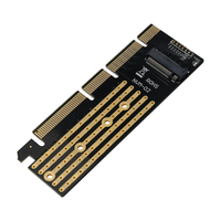 Tarjeta de Conexión de Alta Velocidad para Placa Base de Escritorio/Servidor, PCI Express 3.0 16X Macho Hembra U1/U2 Riser con Soporte M.2 NVMe en Stock