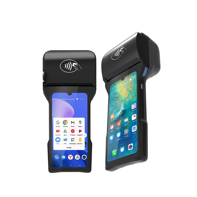 Handheld Android Pos System Terminal With Touch Screen 4G Smartphone Mobile NFC