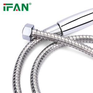 Set <span class=keywords><strong>Doccia</strong></span> Euroclima con Inserto in Plastica, Tubo <span class=keywords><strong>Doccia</strong></span> PVC con Doppia Fibbia Piccola, <span class=keywords><strong>Soffione</strong></span> <span class=keywords><strong>Doccia</strong></span> con Tubo per Bagno - Product Image 4