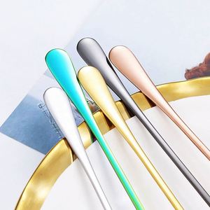 Cucharas de Acero Inoxidable con Logotipo Personalizado para Café, Cócteles, Helados, Cuchara para Té Helado con Mango Largo - Product Image 6