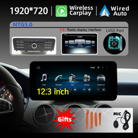 Autoradio Android Qualcomm 680 avec GPS, lecteur vidéo, CarPlay, Android Auto, compatible 5G pour Mercedes-Benz CLA C117 W176 GLA X156