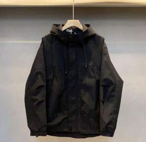 Nueva Chaqueta de Fibra de Poliéster Personalizada con Capucha para Hombre, Estilo Holgado, para Primavera y Otoño - Product Image 2