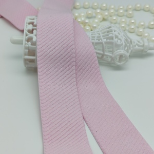 Cinta Elástica de Nailon Tejida Jacquard de Color Personalizado, Banda Elástica de Nailon para Ropa Interior con Logotipo - Product Image 4