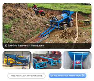 पोर्टेबल मोबाइल के लिए सोने के खनन trommel गोल्ड धो प्लांट Trommel सोने प्रसंस्करण संयंत्र - Product Image 5