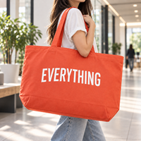 Sacs de courses personnalisés extra larges en polycoton 12 oz avec logo, vente en gros pour les chaînes de magasins, les événements et les cadeaux