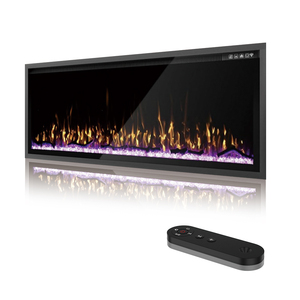 OEM/ODM 42-inch Lò sưởi điện với 12-Ngọn lửa Màu sắc 110V-120V/220-240V kim loại Lò Sưởi nhà khói miễn phí tính năng cho khách sạn - Product Image 6
