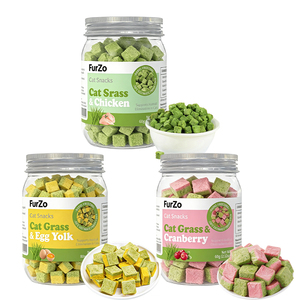 Cibo Liofilizzato di Alta Qualità per Gatti: Pollo e Erba Gatta per la Salute Digestiva, Integratore Nutrizionale, Etichette Personalizzabili - Product Image 3