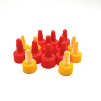 Bouchon à vis en plastique PP 24/410 28/410 couleur personnalisée, anti-fuite, à embout pointu, pour flacon cosmétique