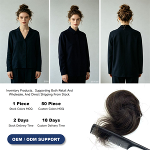Chignon désordonné en <span class=keywords><strong>cheveux</strong></span> naturels avec pince à griffes, bouclé et volumineux, pour femme, qui apporte du volume et de l'<span class=keywords><strong>épaisse</strong></span>ur, et recouvre les pointes fines - Product Image 6
