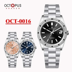 Octopus 36mm Mechanical Watch PT5000 SW200 <b>Automatic</b> 316L Stainless Steel Sapphire Crystal 100m Fashion Men <b>Wristwatch</b> - Product Image 3