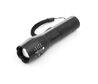 Lampe torche LED étanche haute luminosité rechargeable par USB 5 modes T6 zoom lampe torche portable puissante lampe de poche tactique extérieure
