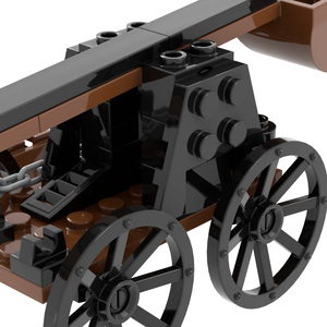 MOC5029 Militaires Guerres Médiévales Trebuchet Casernes Soldats Briques DIY Compatibles Jouets de Construction Éducatifs pour Enfants - Product Image 6