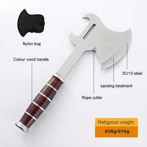 Customized Wholesale Handmade <strong>Wood</strong> Handle Outdoor Hunting Survival Camping Multifunctional Tool <strong>axe</strong> - Product Image 3