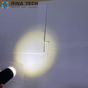 Película de difusión de luz mixta de ángulo pequeño Rina Tech al por mayor, grado PC ignífugo V-2 para linternas de techo y focos - Product Image 1