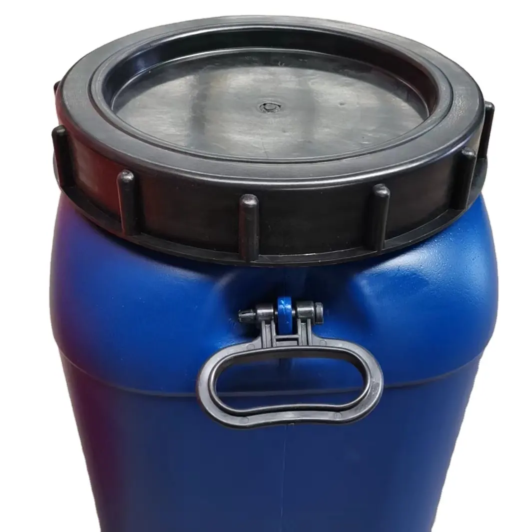 Hot sale plastic drum 50 liter square bucket with large caliber for packing