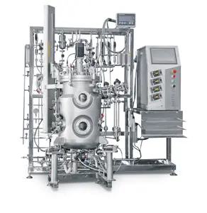 Tabung pengaduk desain Fermenter industri sistem bioproses 5000 L sel hewan Manual sebagai bioreaktor Fermenter