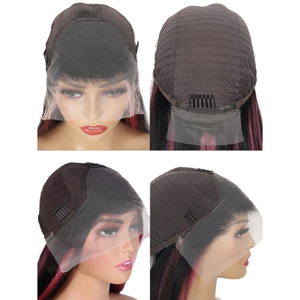 Peluca <span class=keywords><strong>de</strong></span> <span class=keywords><strong>Cabello</strong></span> Remy Vietnamita Transparente HD para Encaje Frontal 13x4, Densidad 180%, Sin Pegamento, Larga - Product Image 2