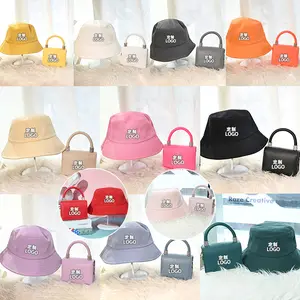 custom Amazon ladies bag 2021 new full diamond fashion canvas hats and purses handbags set for women luxury