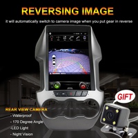 Reproductor Multimedia para Automóvil con Pantalla OLED de 12.1 Pulgadas y 2 DIN, Navegación GPS, Ford Ranger F250 2011-2016, Pantalla Vertical, Pantalla Dividida Tesla