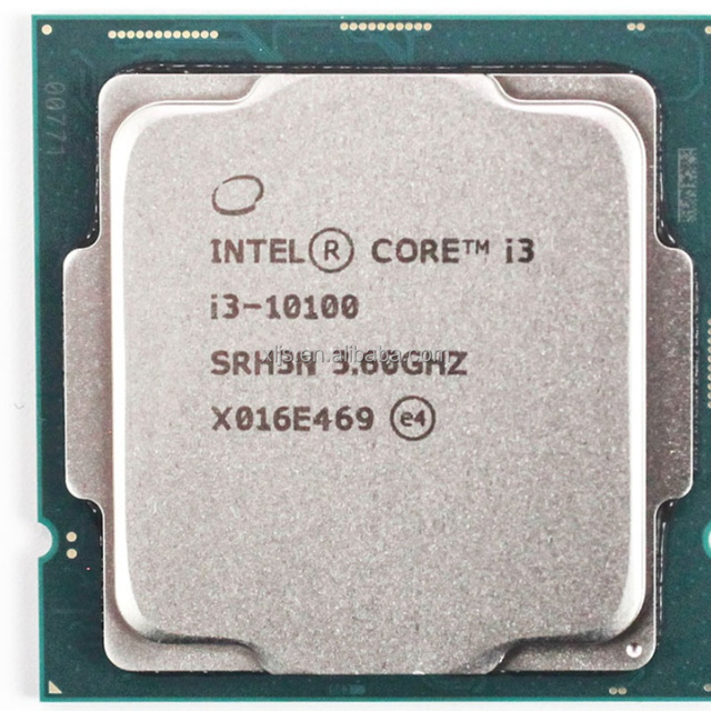 Genuine Core I3-10100 10th Gen CPU, 4 Cores 8 Threads, 3.6GHz Base, LGA1200 Socket - OEM Processor