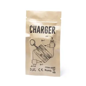 Cable de carga de bambú, gadgets ecológicos personalizados - Product Image 3