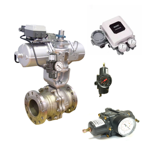 Vanne de régulation chinoise avec actionneurs pneumatiques KTM AW, AWN et positionneur de vanne KOSO EPA800 et régulateur-filtre Fisher 67cfr - Product Image 1