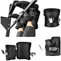 Botas de Gravedad de Acero Anti-Inversión Modelo SR N con Almohadillas de Espuma, Mecanismo de Bloqueo, Barra de Tracción Plegable para Ejercicios de Fitness y Entrenamiento Colgante