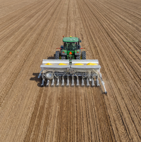 Semoir de Précision LEROX Avancé à 6 Rangs pour Maïs et Soja avec Boîte de Vitesses pour Usage Agricole