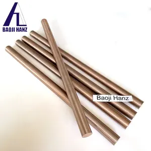 Polished surface W75Cu25 electrode tungsten copper rod for sale