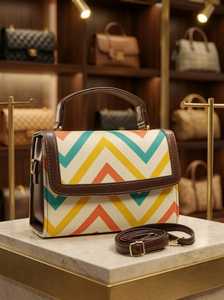 Nouveau Sac à Main de Luxe en Cuir PU pour Femme, Style Mignon, Élégant, Marron, Doublure Polyester, Sac Bandoulière Moyen - Product Image 3