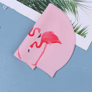 Gran oferta, <span class=keywords><strong>gorro</strong></span> de natación para <span class=keywords><strong>piscina</strong></span> para niños, logotipo personalizado impreso, elástico, estampado de diferentes tamaños, gorros de natación de silicona para niños - Product Image 3