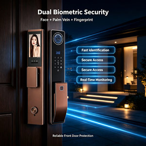 Cerradura Inteligente GlomarketCNC con Reconocimiento Facial 3D, Huella Dactilar, Vídeoportero WiFi Tuya, Cerradura Inteligente para Puerta con Pantalla HD de 4.5 Pulgadas - Product Image 5