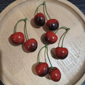 12 יח'\שקית דובדבן מזויף prop קישוט קצף סיטוני דובדבן - Product Image 6