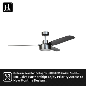 <b>Modern</b> 42-Inch 52-inch LED <b>Ceiling</b> <b>Fan</b> <b>with</b> <b>Light</b> Home Decorative Dimmable Smart Feature 3 Colors Remote Control Switch - Product Image 6