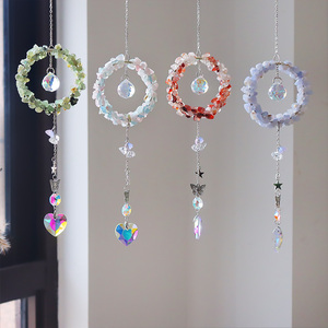 Wholesale Super Quality Crystal Suncatcher Various Crystal Round Suncacther Car Hanging Carystal Dreamcatcher Perfect Gift