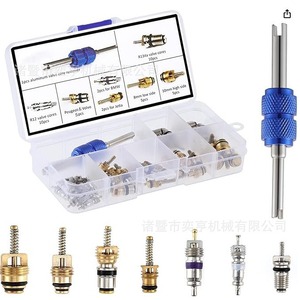 Kit de herramientas para extraer el núcleo de la válvula de aire acondicionado R134a, barra de extensión de 76mm, herramientas de reparación de acero inoxidable para refrigeración automotriz - Product Image 5