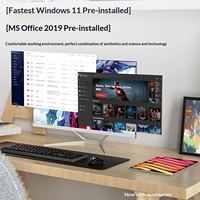 Computadora Todo en Uno WEY de Escritorio, Core I7, 24 Pulgadas, 16 GB/512 GB SSD, Full HD, Windows 11 Pro, MS Office 2019, USB 3.0, WiFi, Incluye Teclado/Ratón
