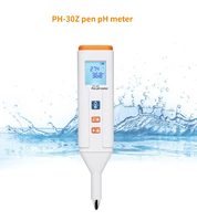 pH-mètre de type stylo PH-30Z (conique) adapté à l'aquaculture, aux sources chaudes, à la pâtisserie, aux piscines, au traitement de l'eau et à l'enseignement