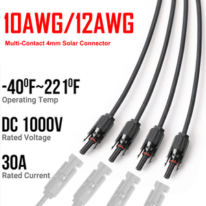 Direktverkauf ab Werk Y-Typ <span class=keywords><strong>3</strong></span>-Wege-Solarpanel-Steckverbinder Y-Abzweig Parallel-PV-Adapterkabel PPO Verzinnter Kupferkontakt 1000V - Product Image 2