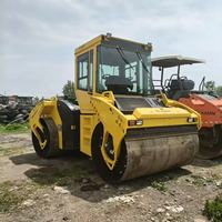 Compacteur à double tambour BOMAG BW203 de qualité industrielle avec cabine fermée et groupe motopropulseur Deutz pour les projets de construction routière
