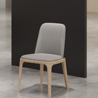 Meubles de restaurant modernes en bois massif pour intérieur, ensemble de banquettes en cuir semi-circulaires, canapé, table et chaises pour hôtel, café, salle à manger