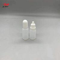 Flacon compte-gouttes vide en plastique de 5 ml, 10 ml, 15 ml avec bouchon rond, flacon de stockage pour liquides pigmentés, flacon compte-gouttes souple pour colle
