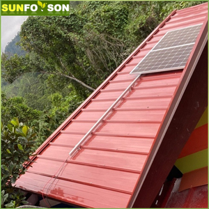 Système de montage de toit en étain solaire 10KW Installation rapide Support PV <span class=keywords><strong>pour</strong></span> tuile en métal Type de pince de toit sans perçage <span class=keywords><strong>Crochet</strong></span> de toit - Product Image 2
