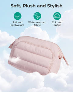 Bolsa de Maquillaje Espaciosa y Elegante con Diseño de Fácil Acceso, Exterior Resistente al Agua para Viajes Organizados y Rutinas Diarias de Belleza - Product Image 4